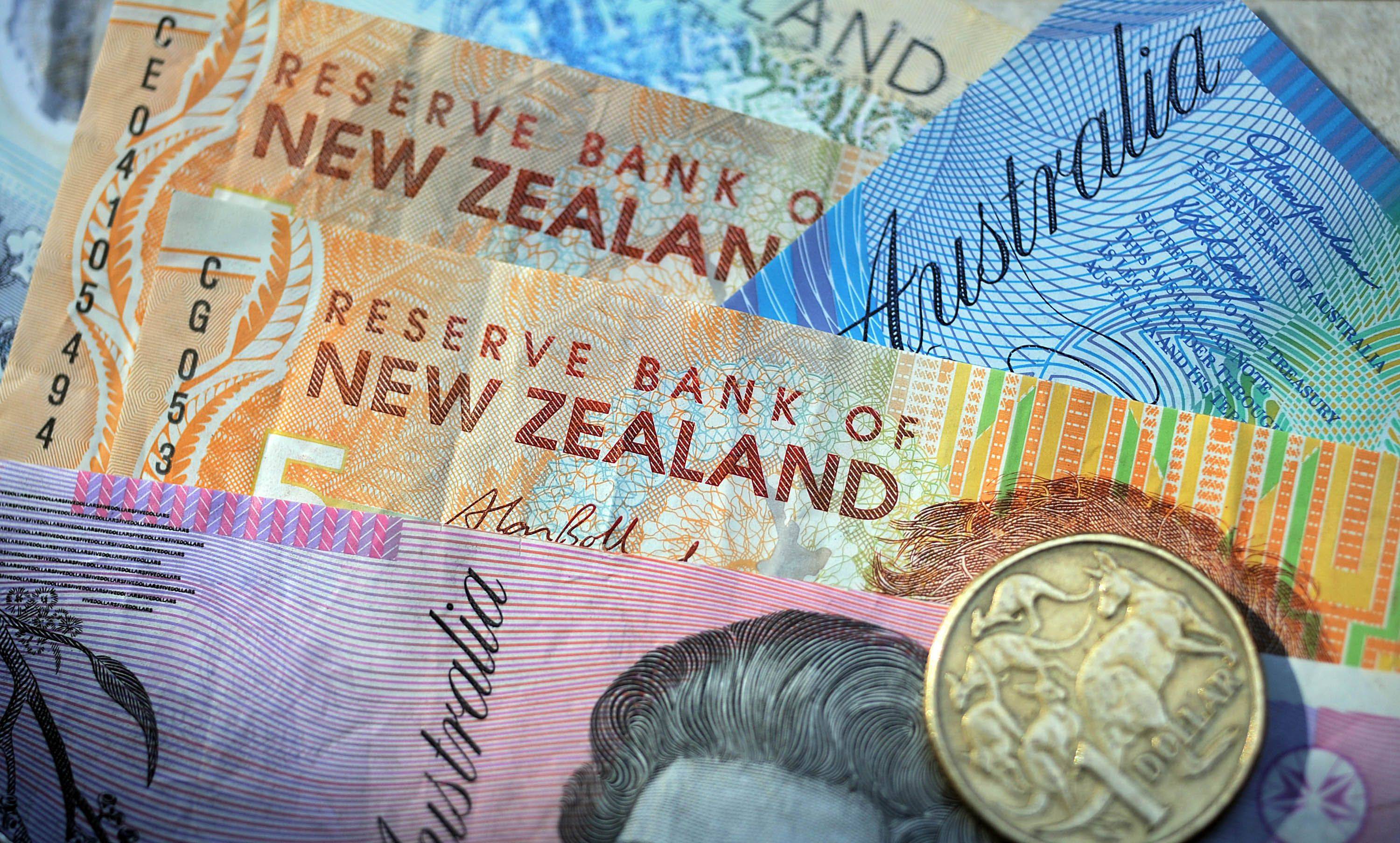 Новозеландский доллар отступает по всем фронтам
