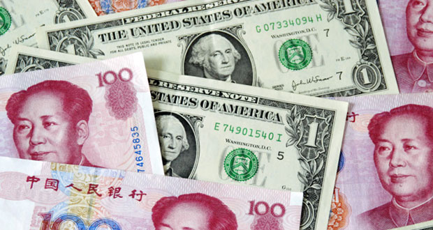 Китайский юань – американский доллар: